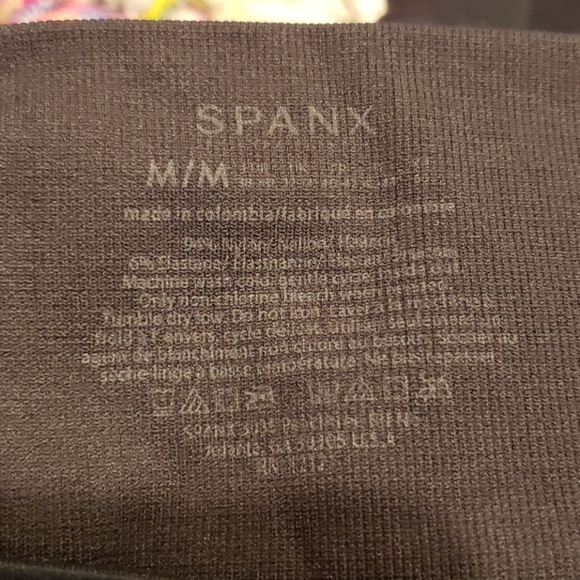 SPANX Black Camo Look at Me Now Seamless Legging M - Picture 8 of 11